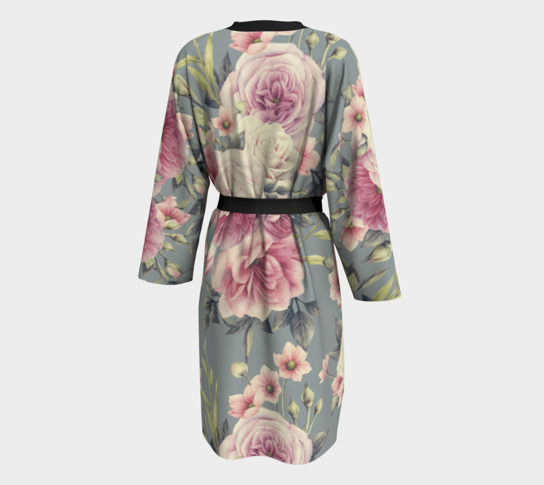 Vintage Rose Peignoir Robe preview #2