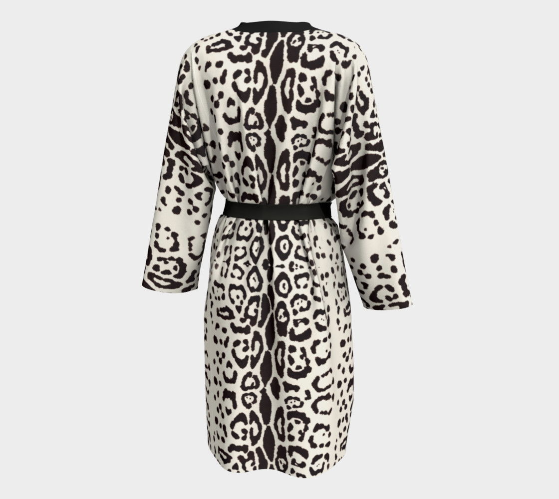 Leopard Print Black and White preview #2