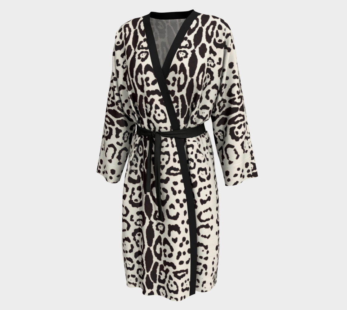 Leopard Print Black and White preview #1
