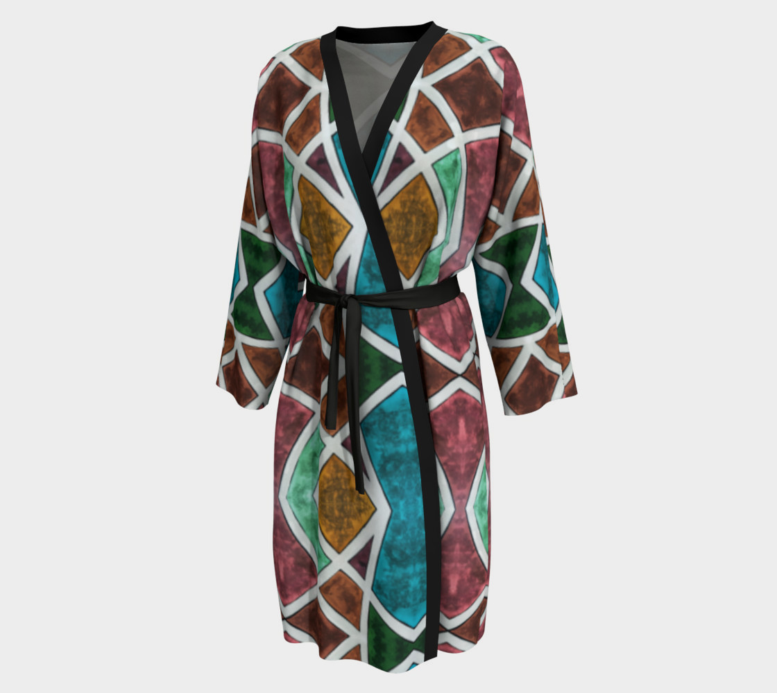 Geometric Marble Peignoir preview #1