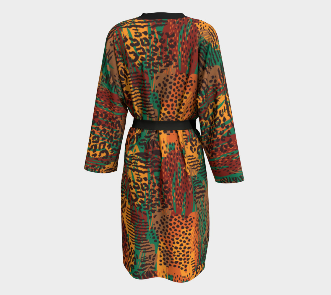 Safari Animal Print Mashup Pegnoir preview #2