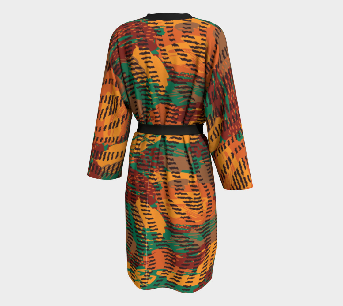 Abstract Animal Stripes Pegnoir preview #2