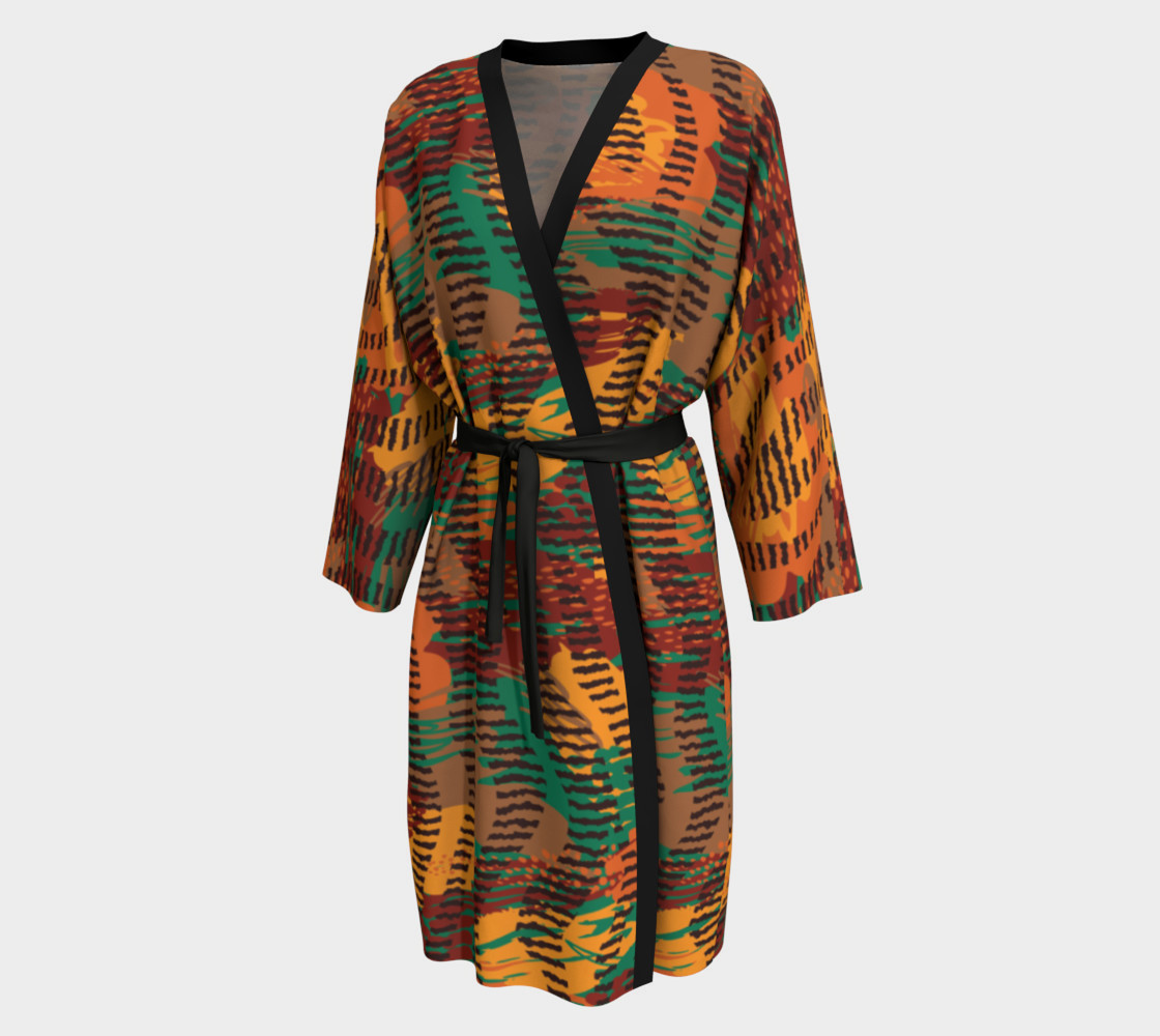 Abstract Animal Stripes Pegnoir preview #1