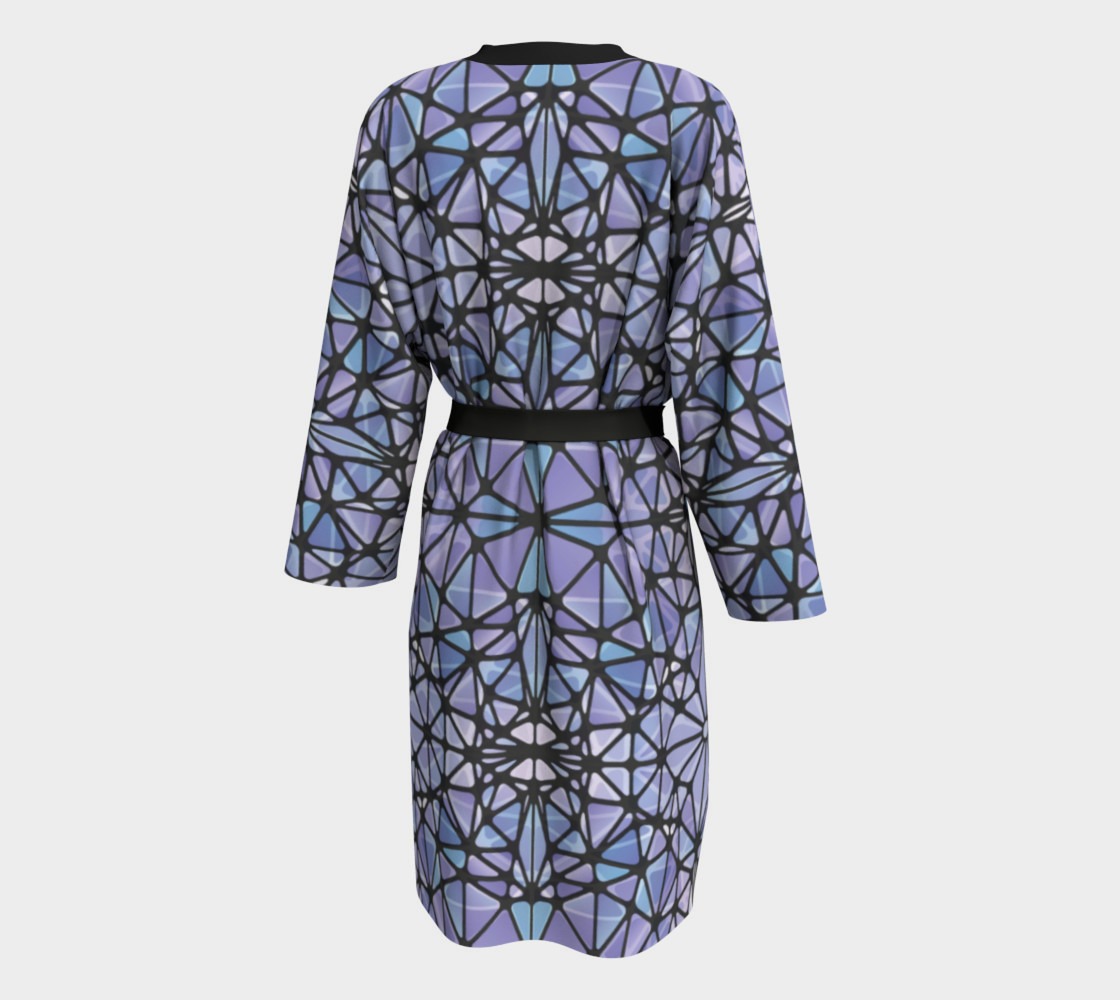 Purple and Blue Kaleidoscope Peignoir preview #2