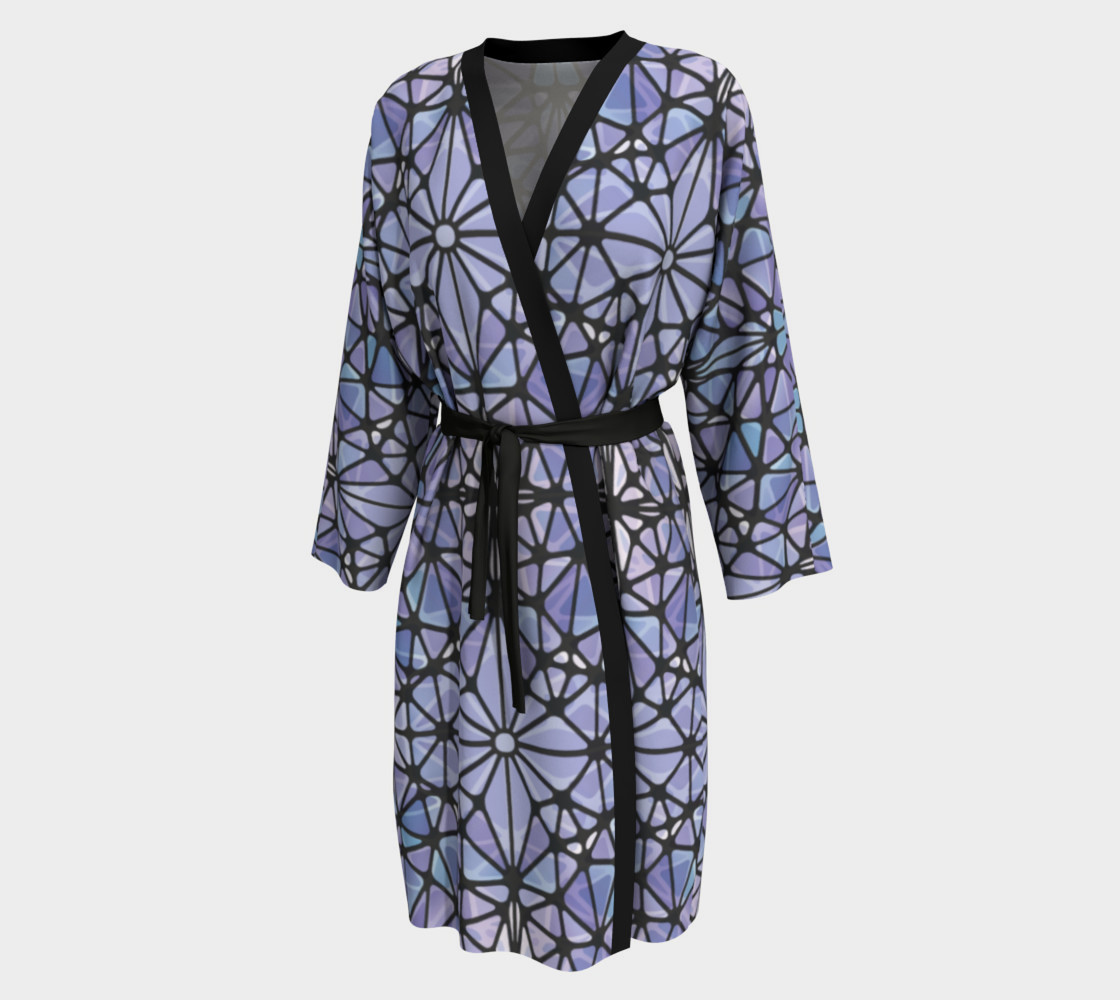 Purple and Blue Kaleidoscope Peignoir preview #1