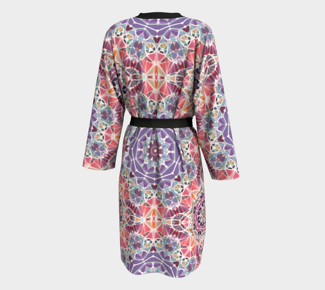 Purple and Pink Kaleidoscope Peignoir preview #2