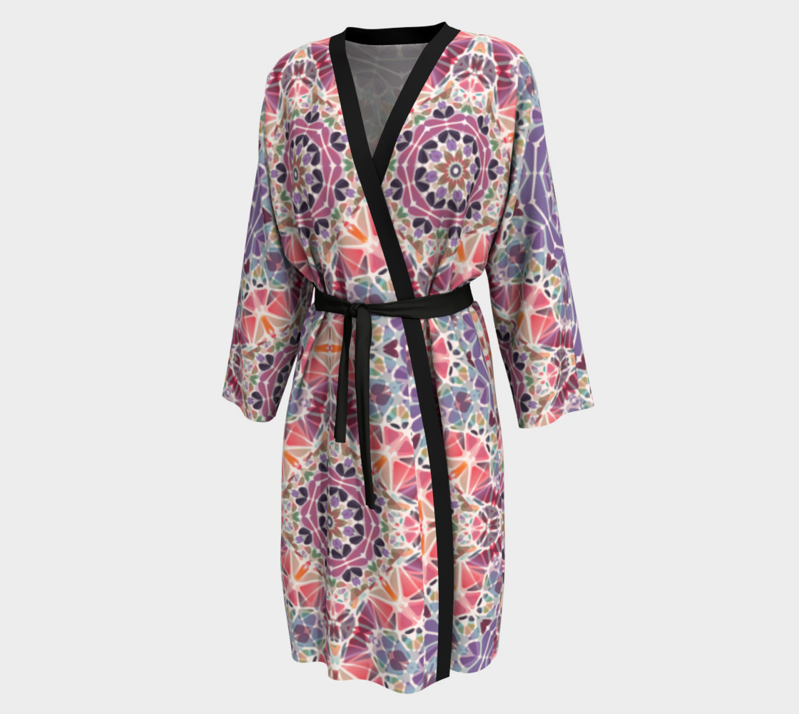 Purple and Pink Kaleidoscope Peignoir preview #1