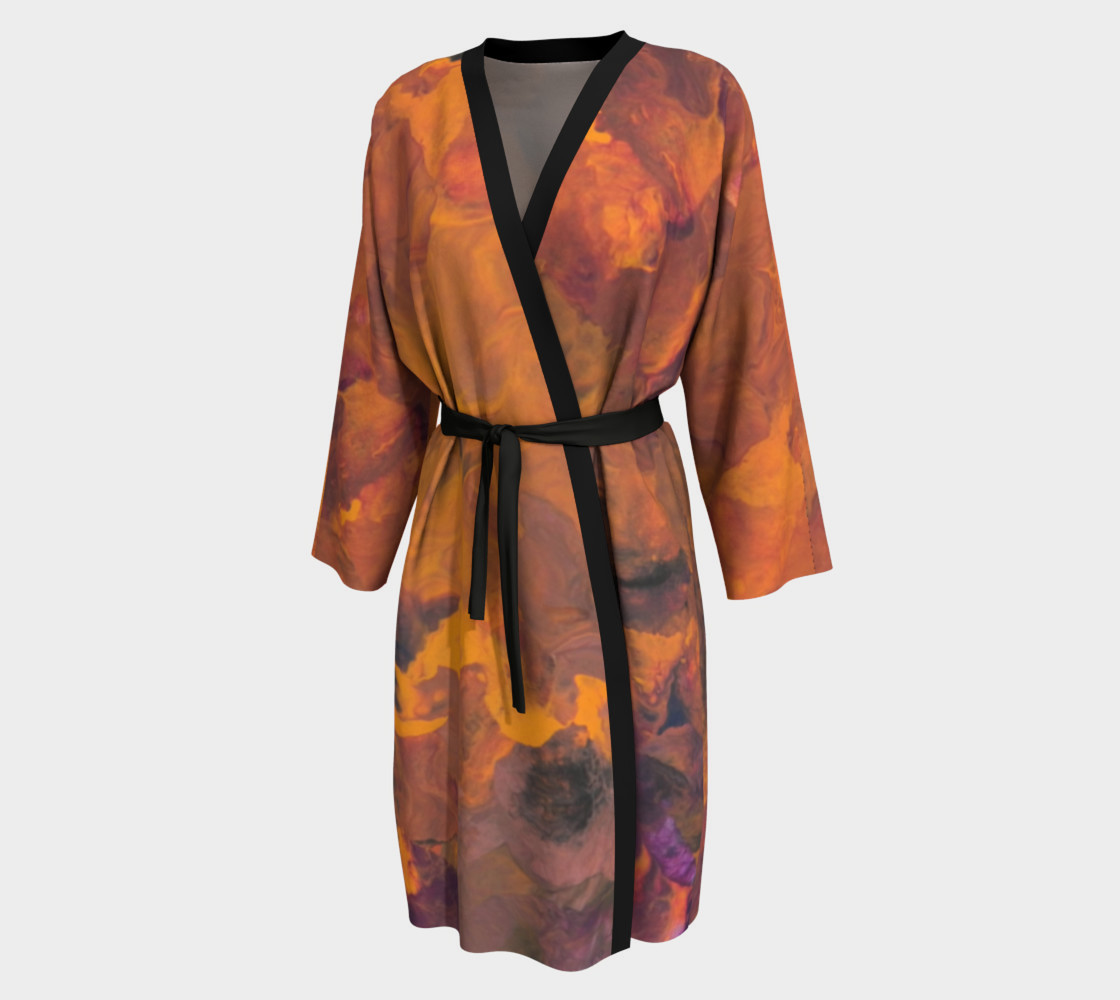 Sunset Flowers Peignoir preview #1