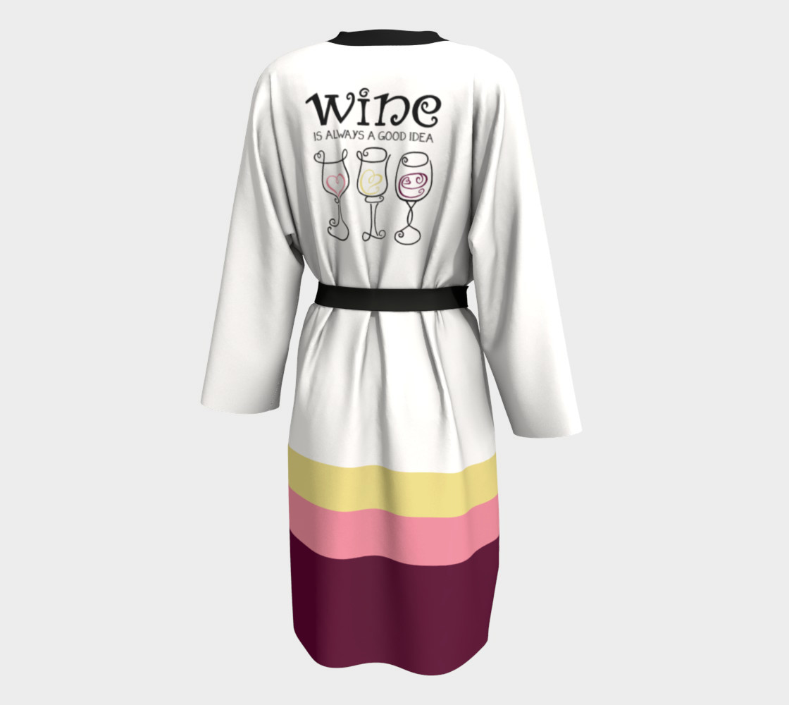 Wine is Always a Good Idea Peignoir preview #2
