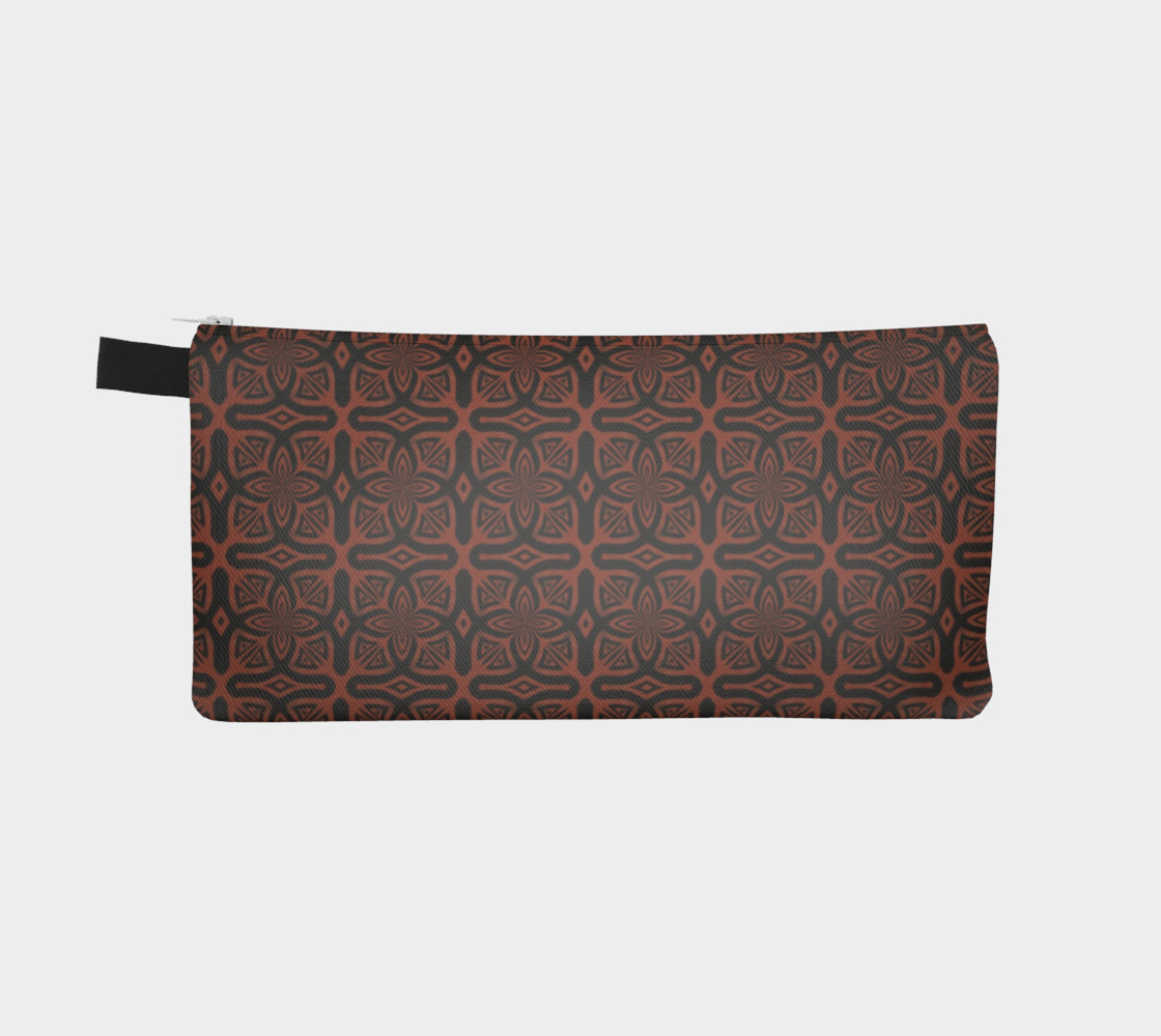 Fire Maze Tile Pencil Bag preview #2