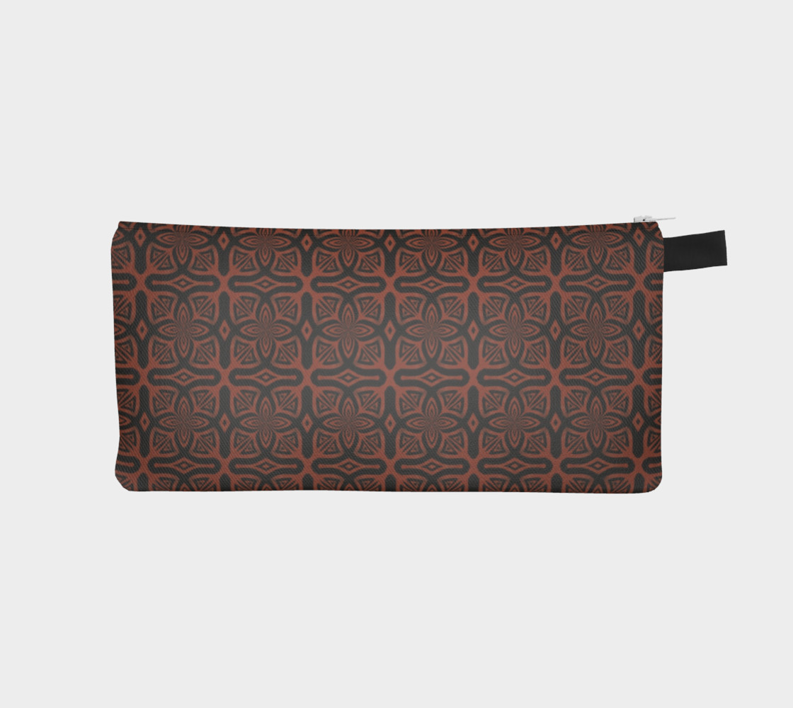 Fire Maze Tile Pencil Bag preview #1