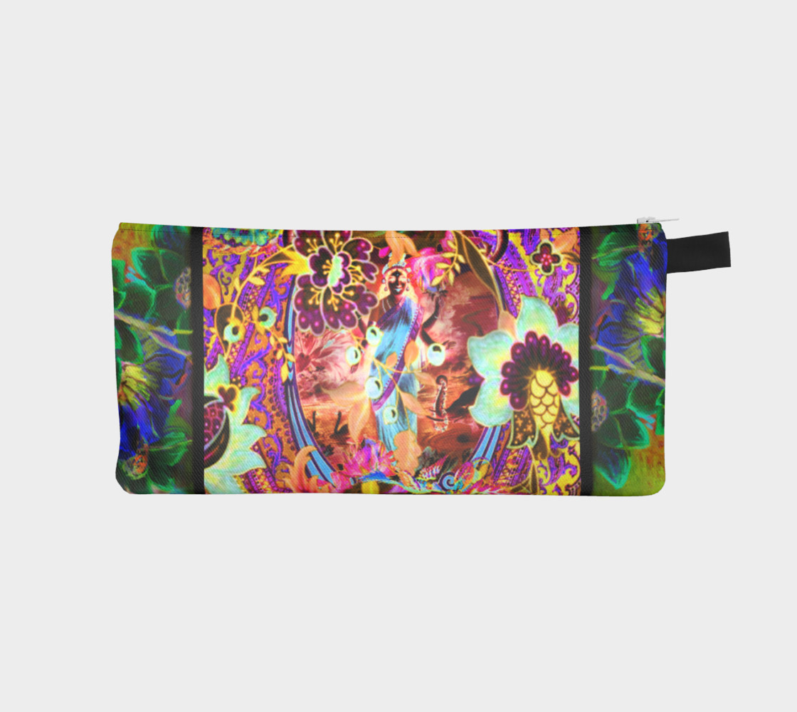 Bohemian Goddess Neon Pencil Case preview #1