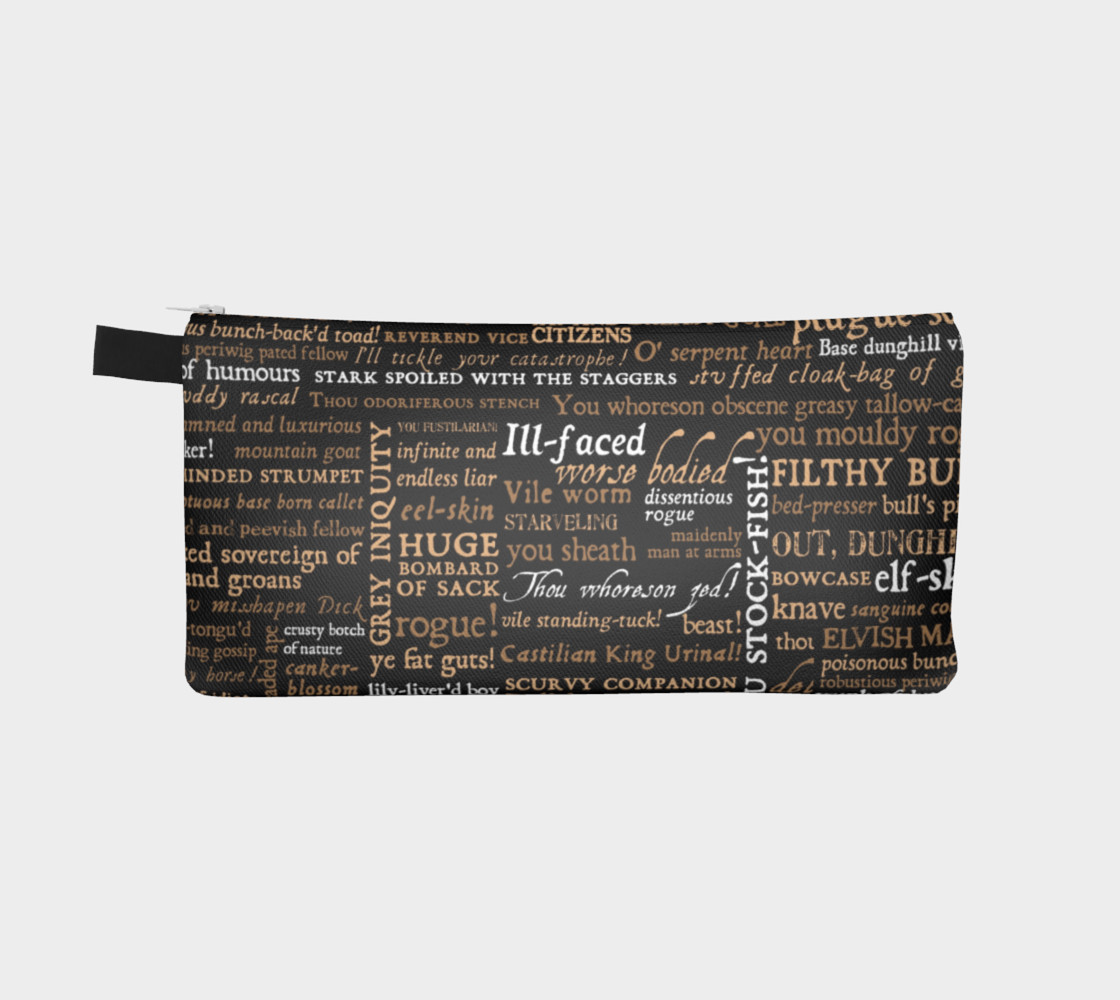 Shakespeare Insults Collection Pencil Case preview #2