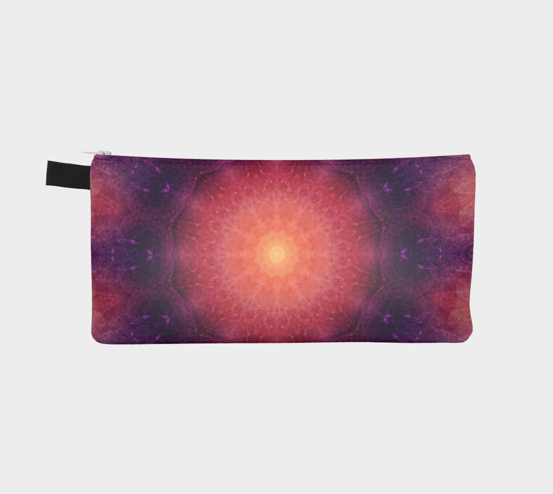 Mandala Sun pencil case preview #2