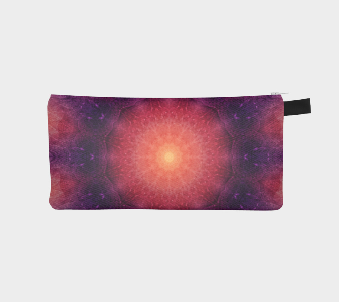 Mandala Sun pencil case preview #1