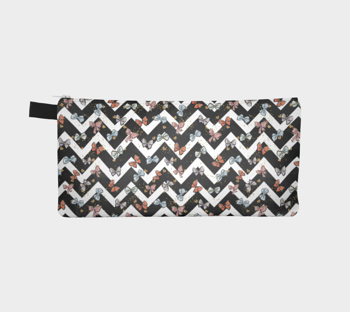 Hair bows pattern for pencil case preview #2