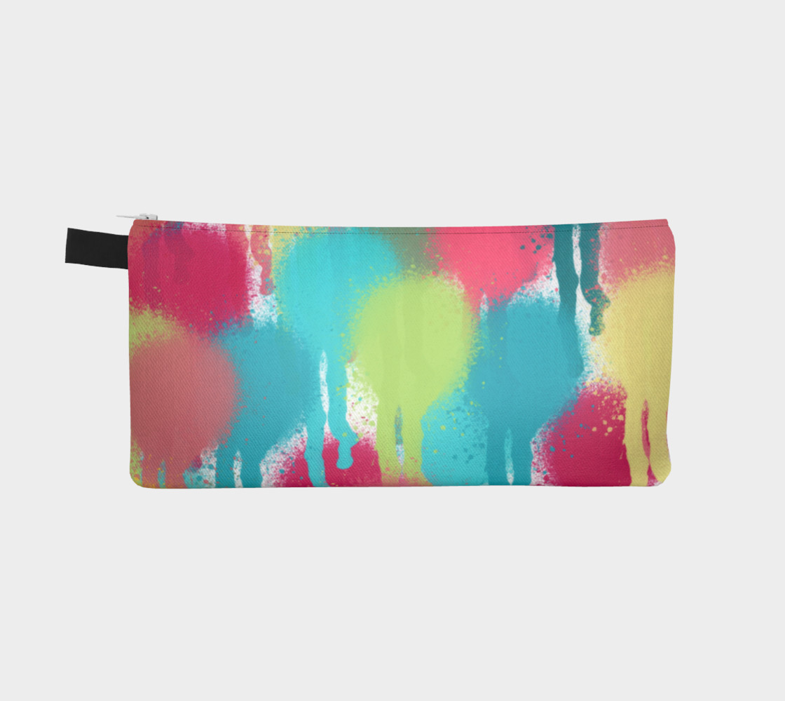 Pencil Case, Paint Splatter Case preview #2