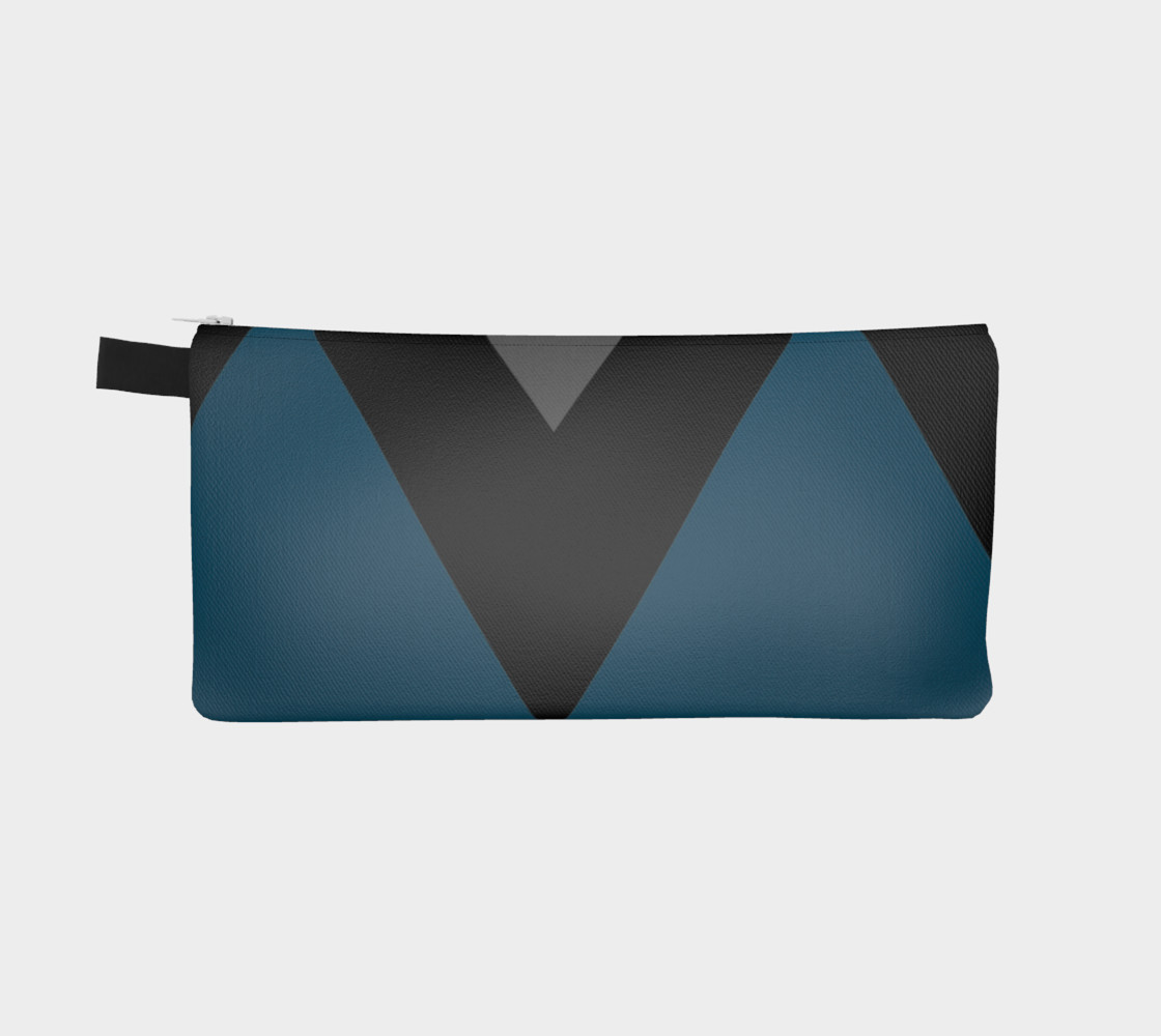 turquoise black and gray triangles preview #2
