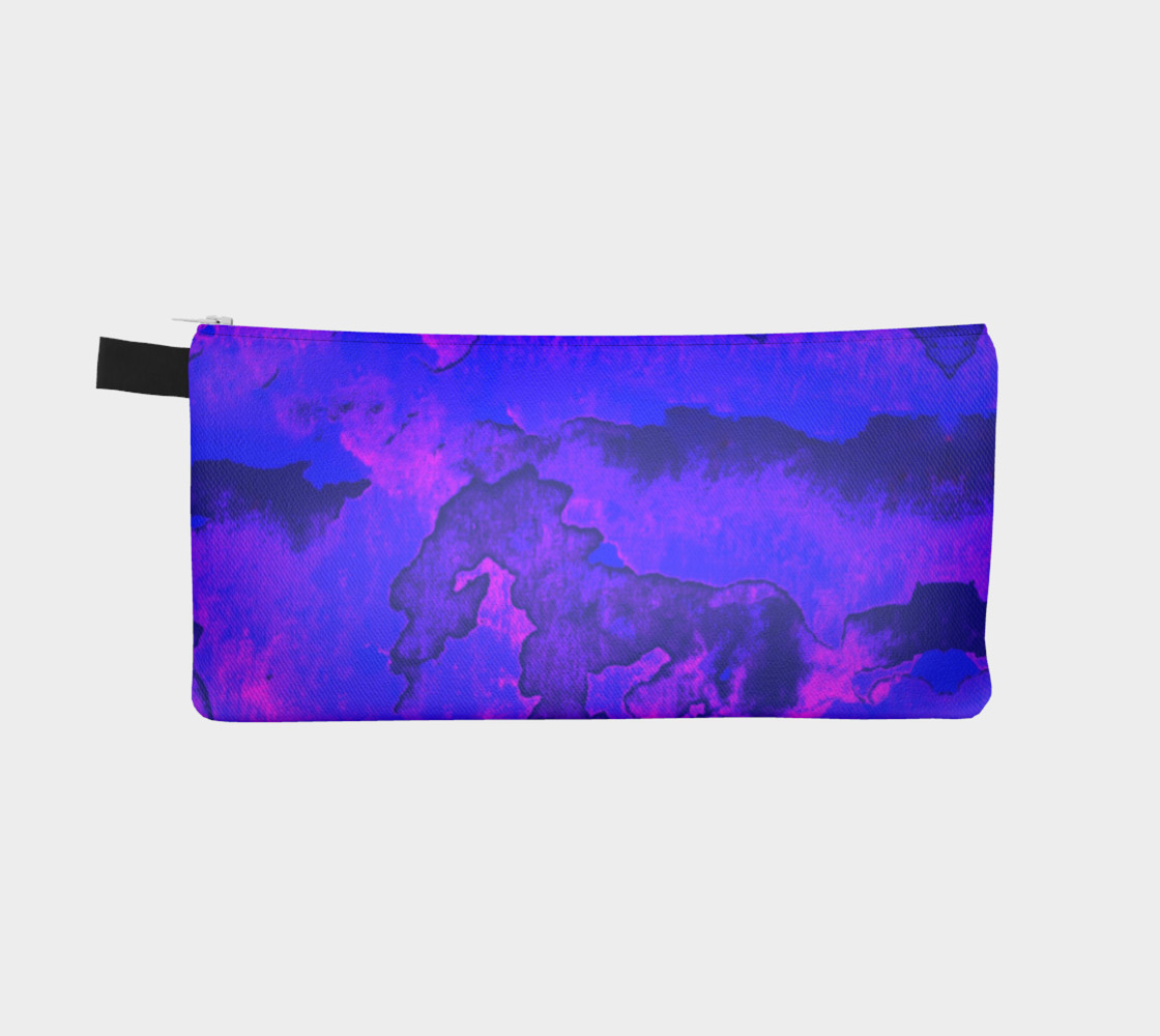 Purple mirror watercolor abstraction preview #2