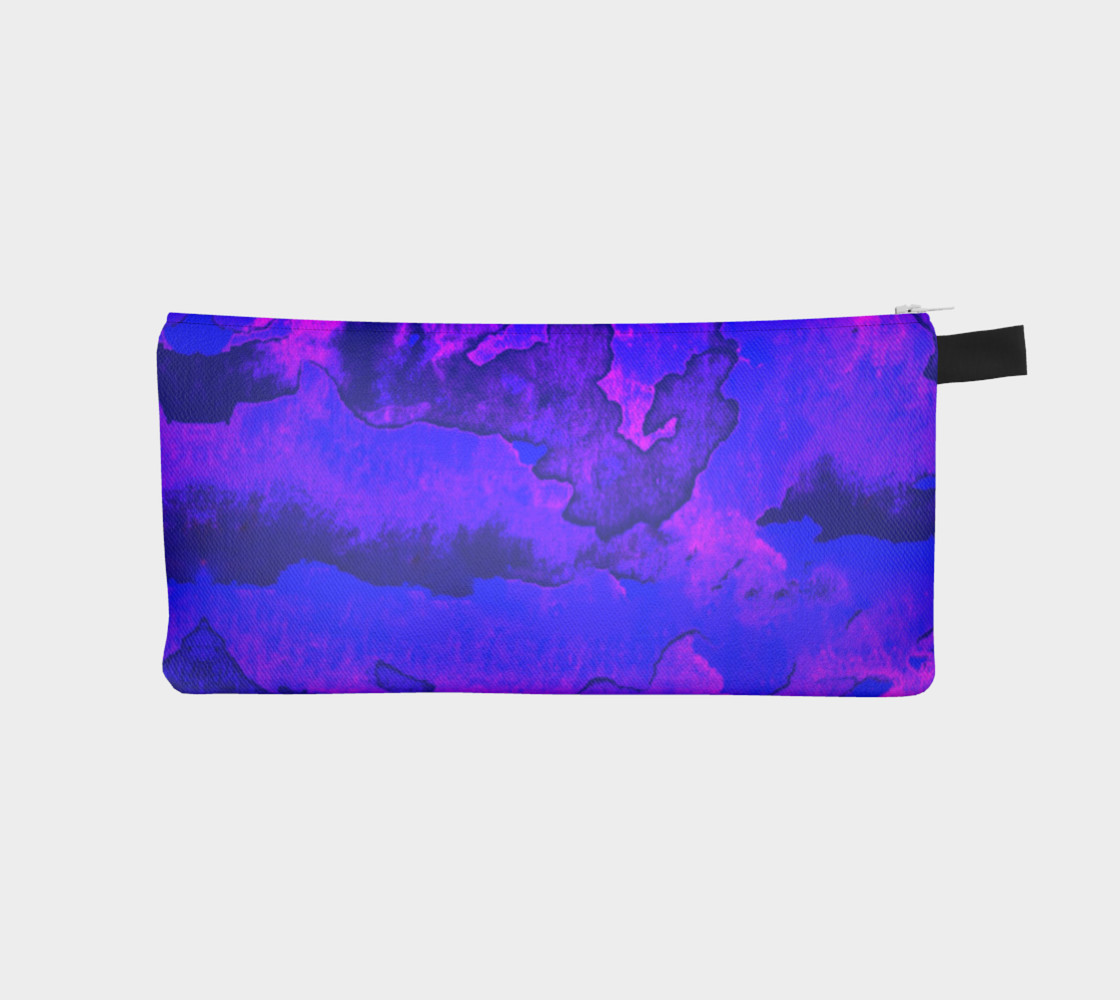 Purple mirror watercolor abstraction preview #1