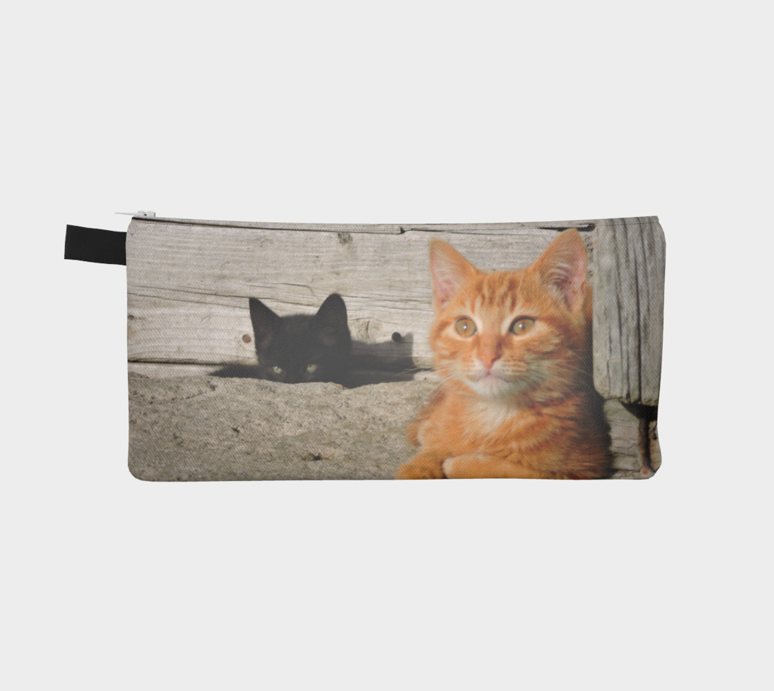 Observing Kitties Pencil Case preview #2