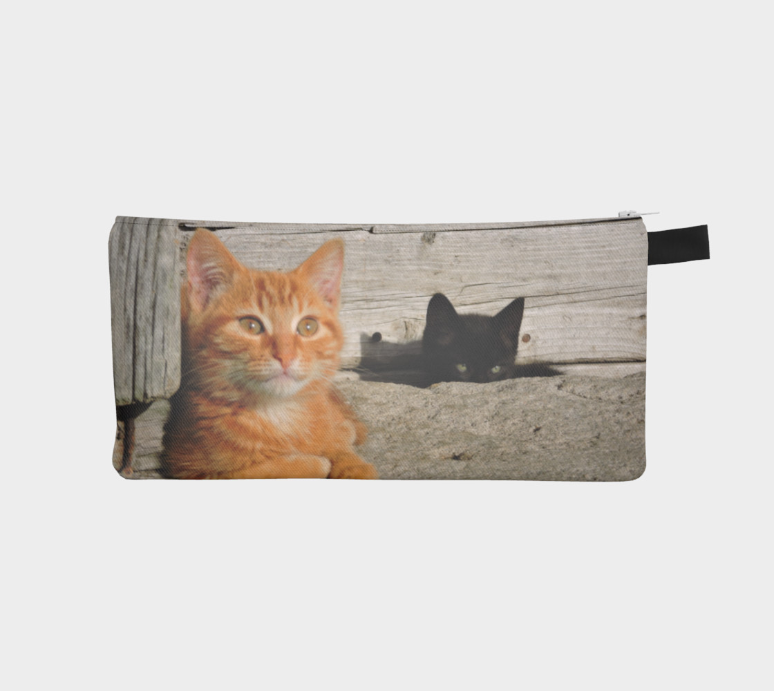 Observing Kitties Pencil Case preview #1