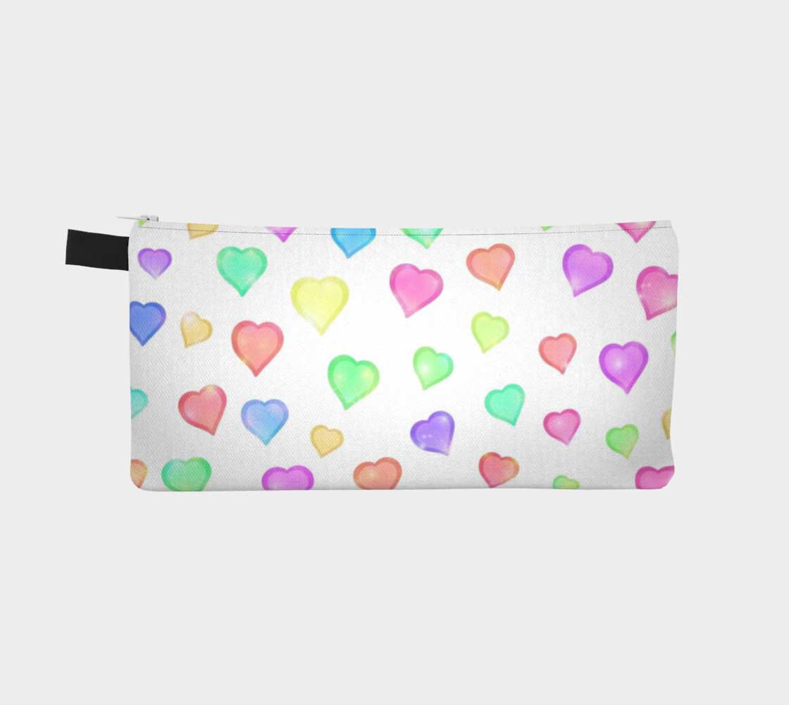 Multi-Colored Pastel Hearts preview #2