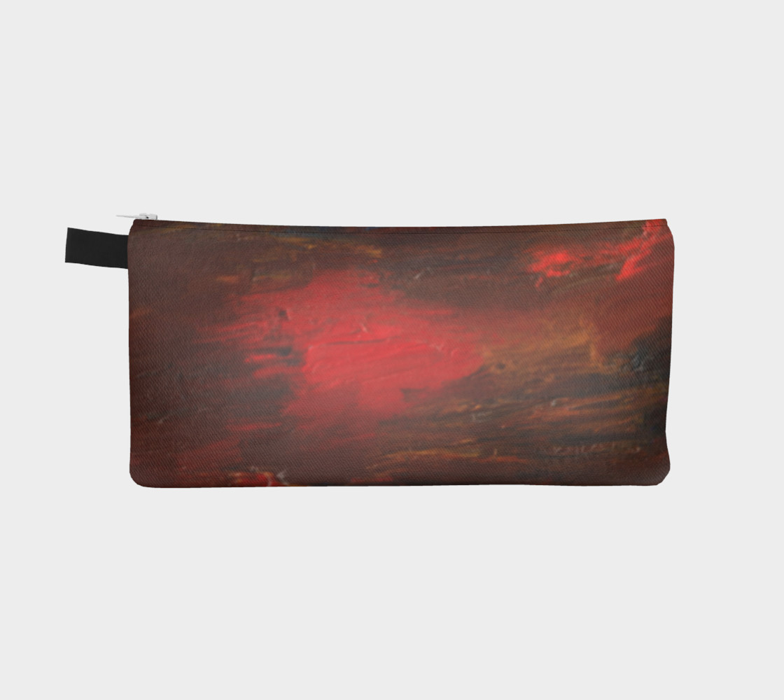 Crimson Ocean Pencil Case preview #2