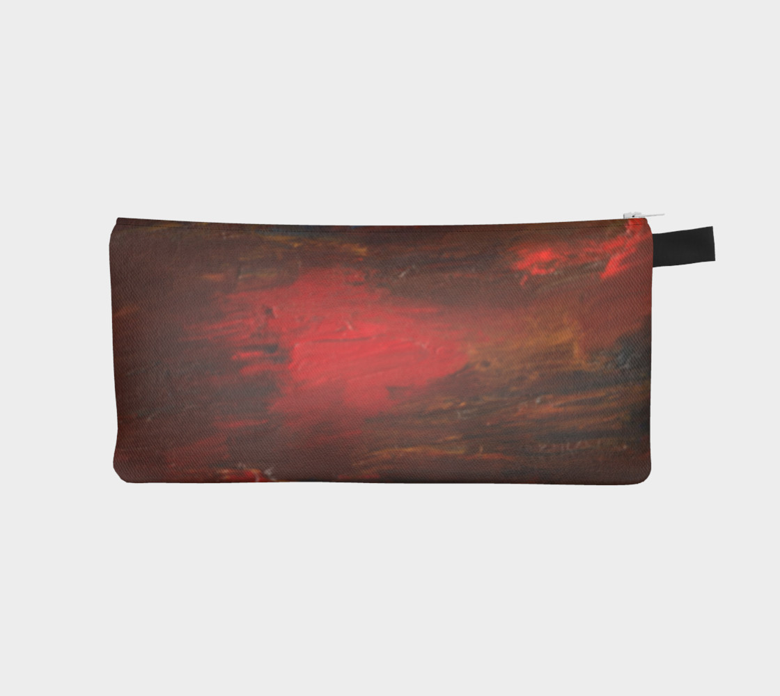 Crimson Ocean Pencil Case preview #1