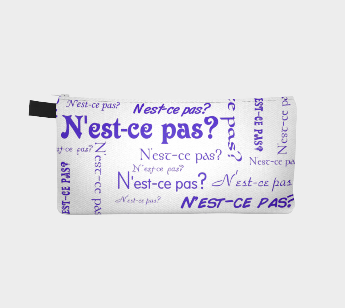 Aperçu de Purple N'est-ce Pas Pencil Case #2