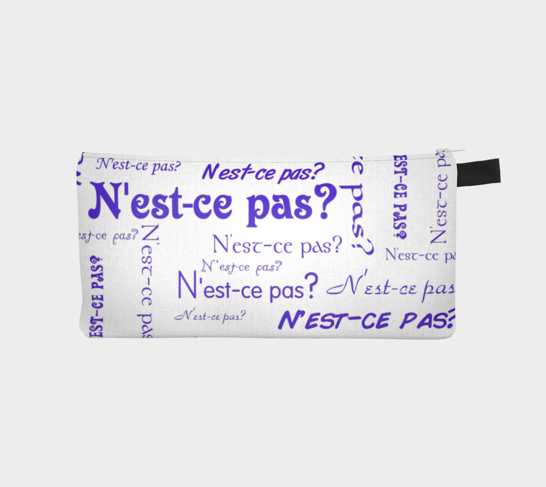 Aperçu de Purple N'est-ce Pas Pencil Case #1