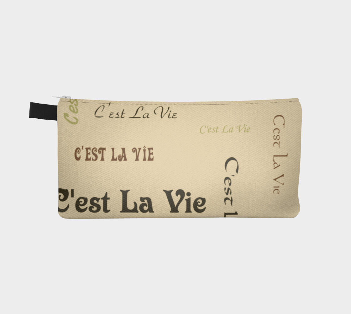 Aperçu de Coffee C'est la Vie Pencil Case #2