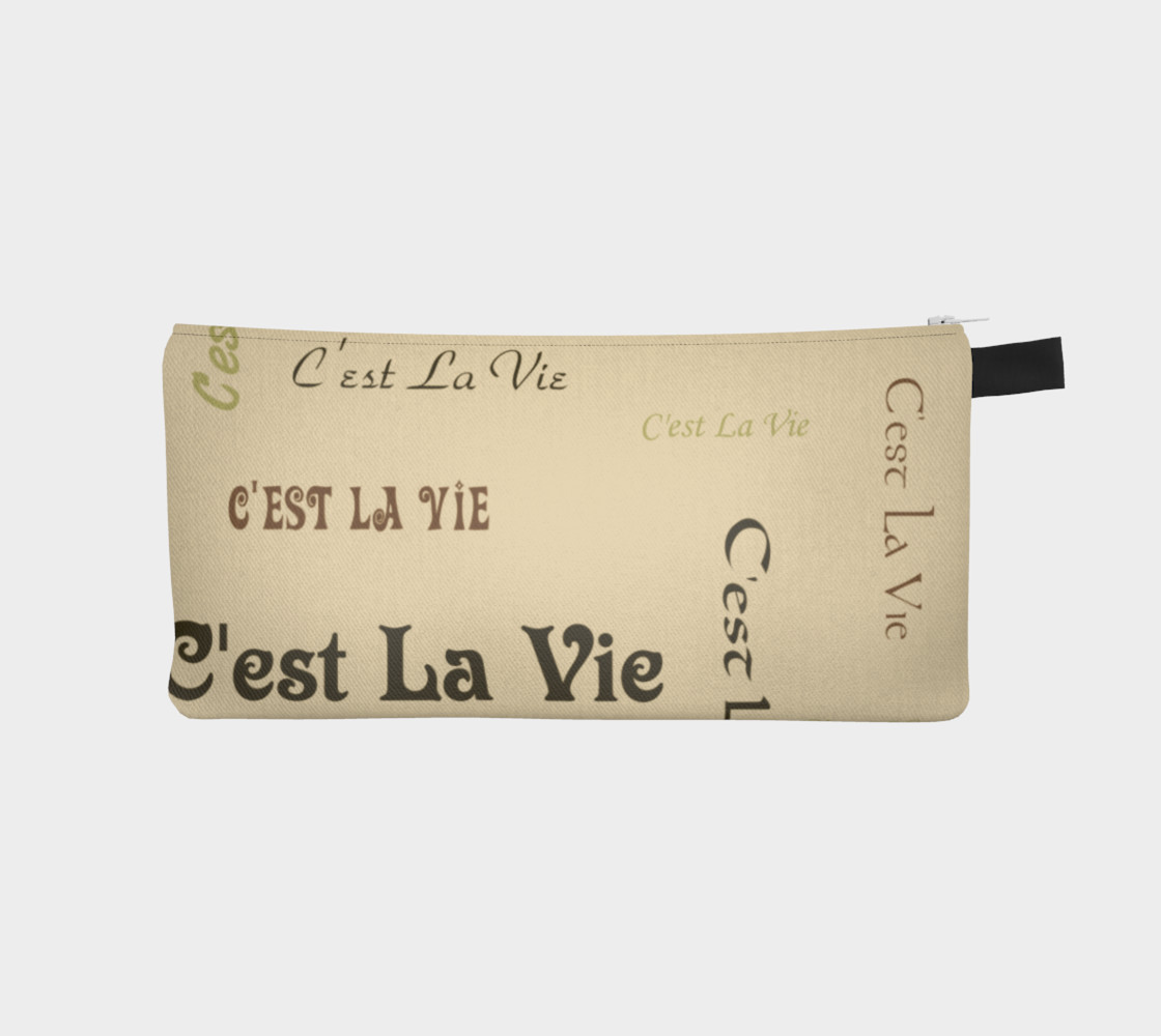 Aperçu de Coffee C'est la Vie Pencil Case #1