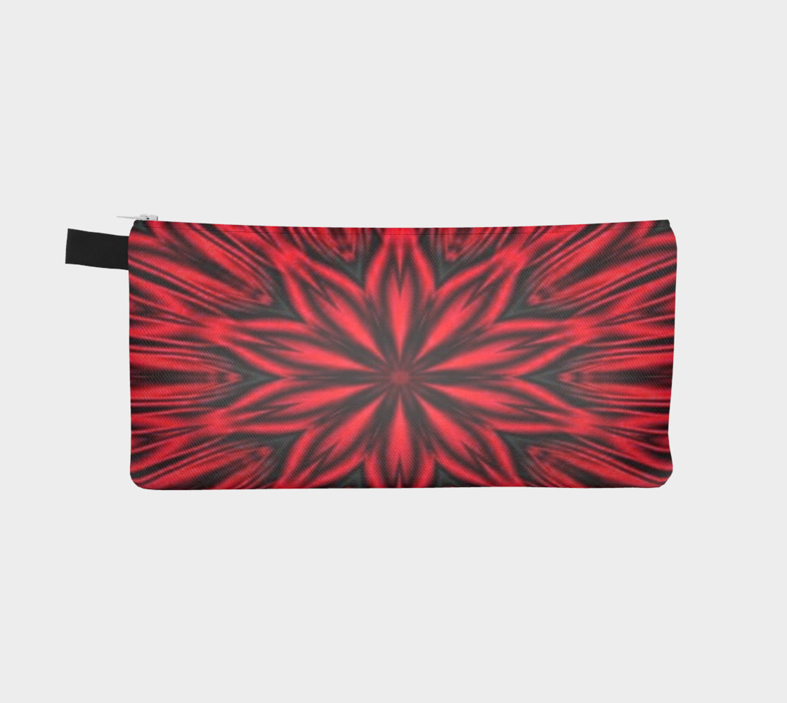 Red Tiger Stripes Pencil Case preview #2