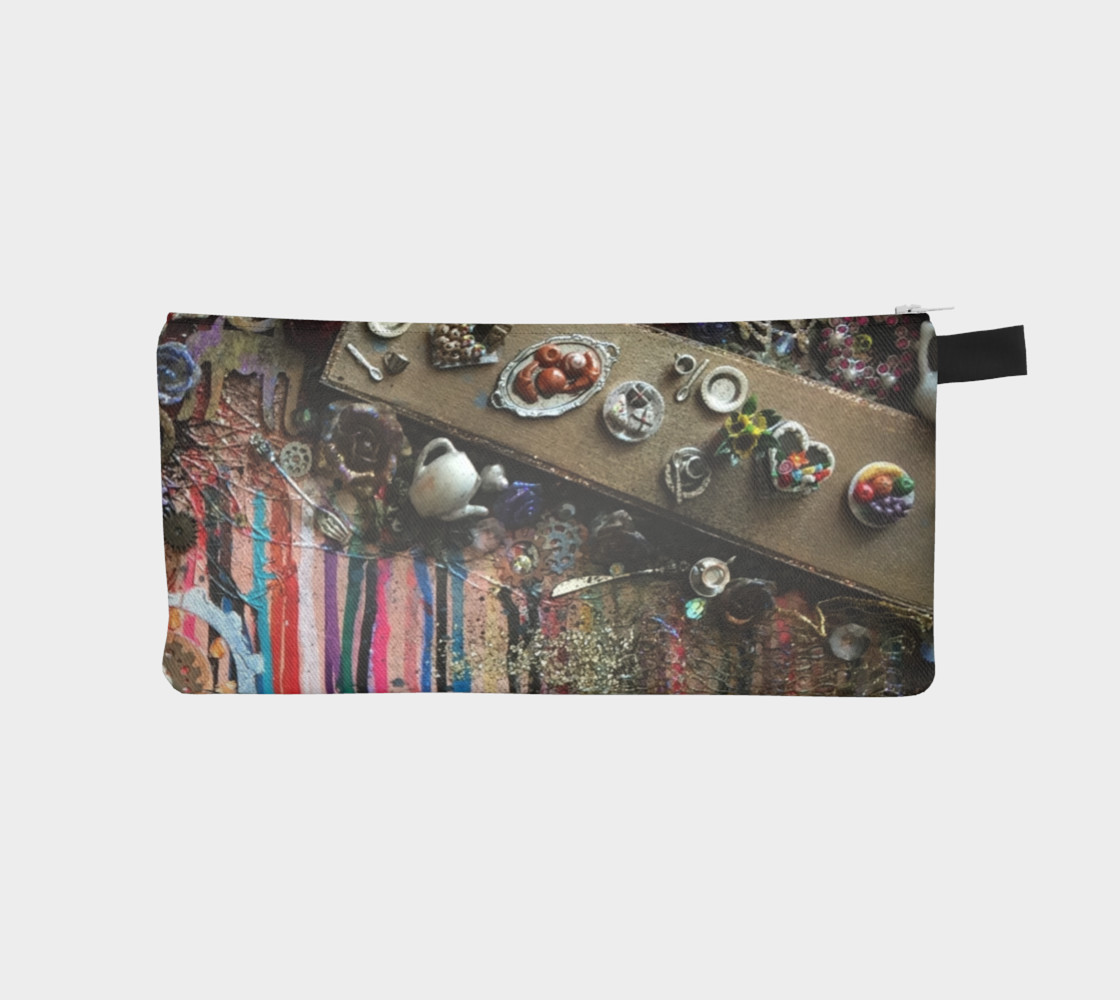 Clockwork Bunny Zippered Pouch preview #1