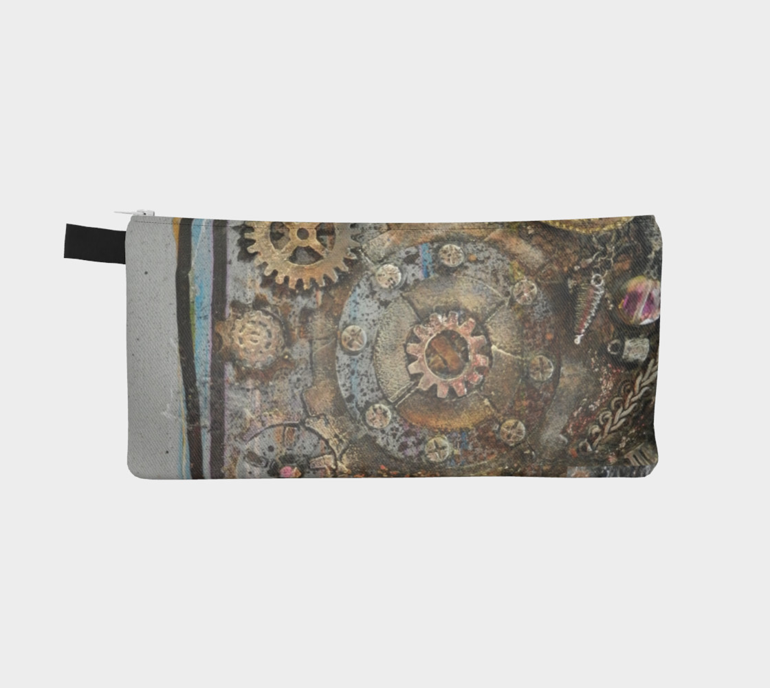 Cogs inThe Machine Zippered Pouch preview #2