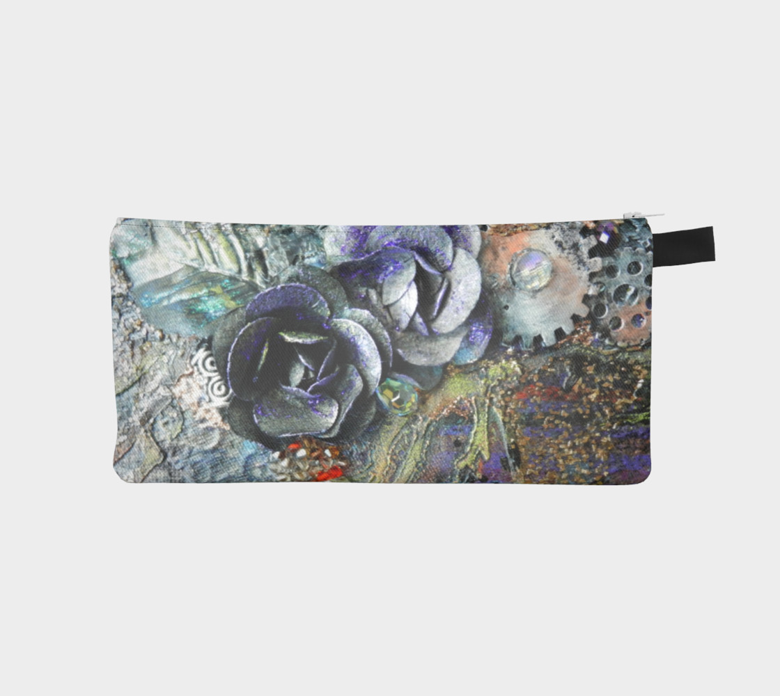 Gears and Roses Zippered Pouch preview #1