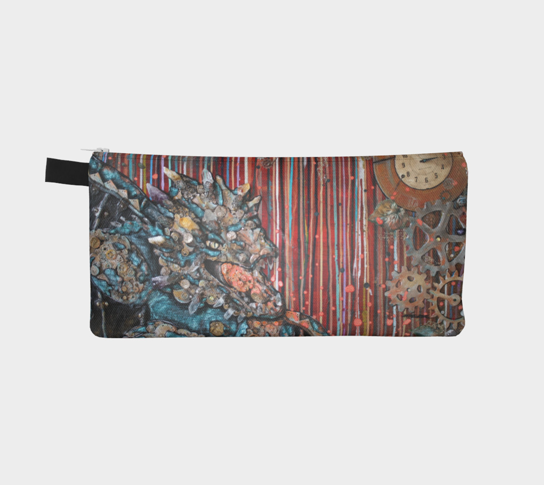 Big Ben Steam Dragon Zippered Pouch preview #2