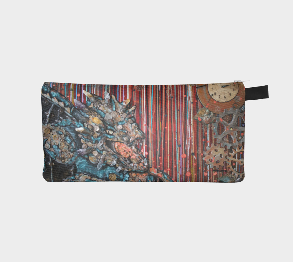 Big Ben Steam Dragon Zippered Pouch preview #1