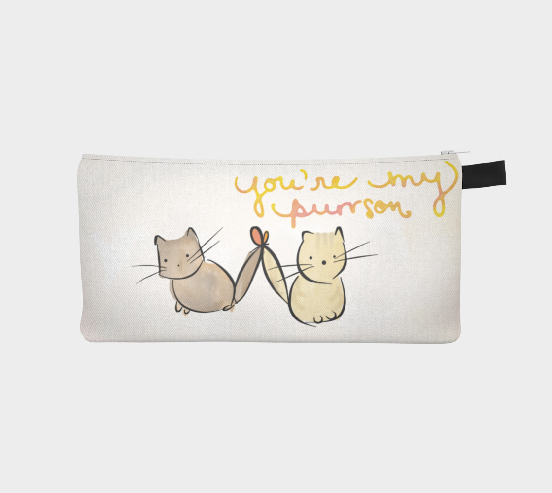 YOU'RE MY PURRSON - CAT PENCL CASE preview #1