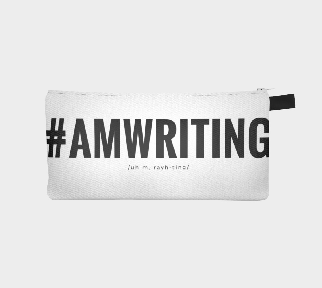 #AMWRITING Black/White Pencil Case preview #1