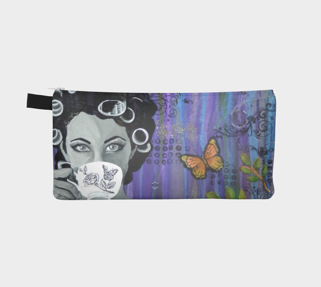 Hair Day Zippered Pouch preview #2