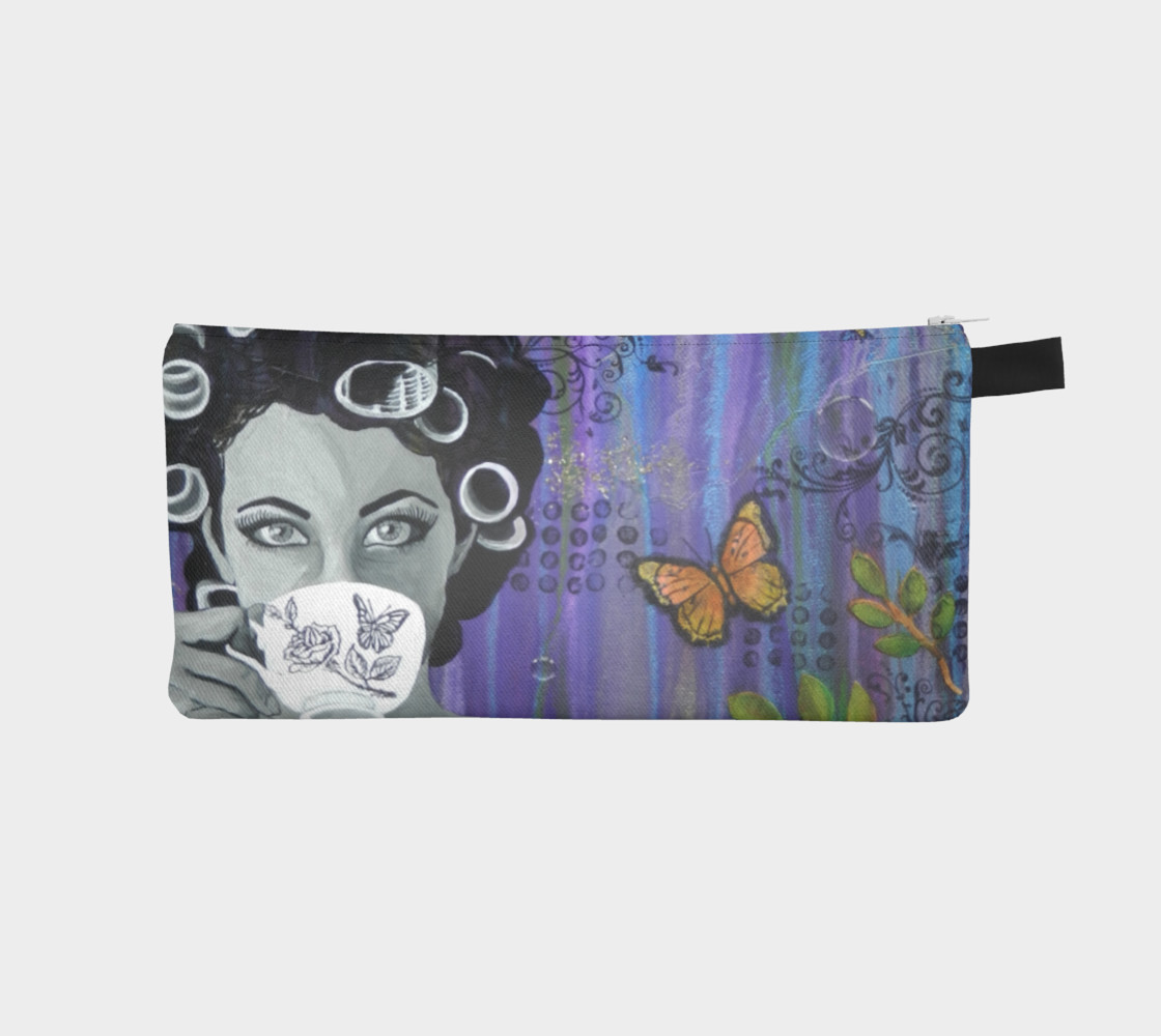 Hair Day Zippered Pouch preview #1