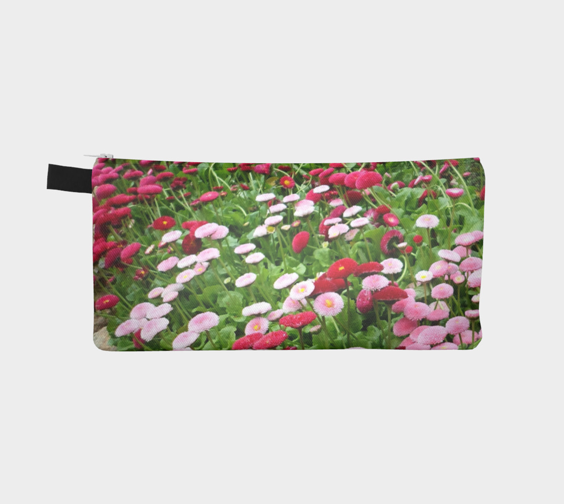 Pink Flowers Pencil Case preview #2
