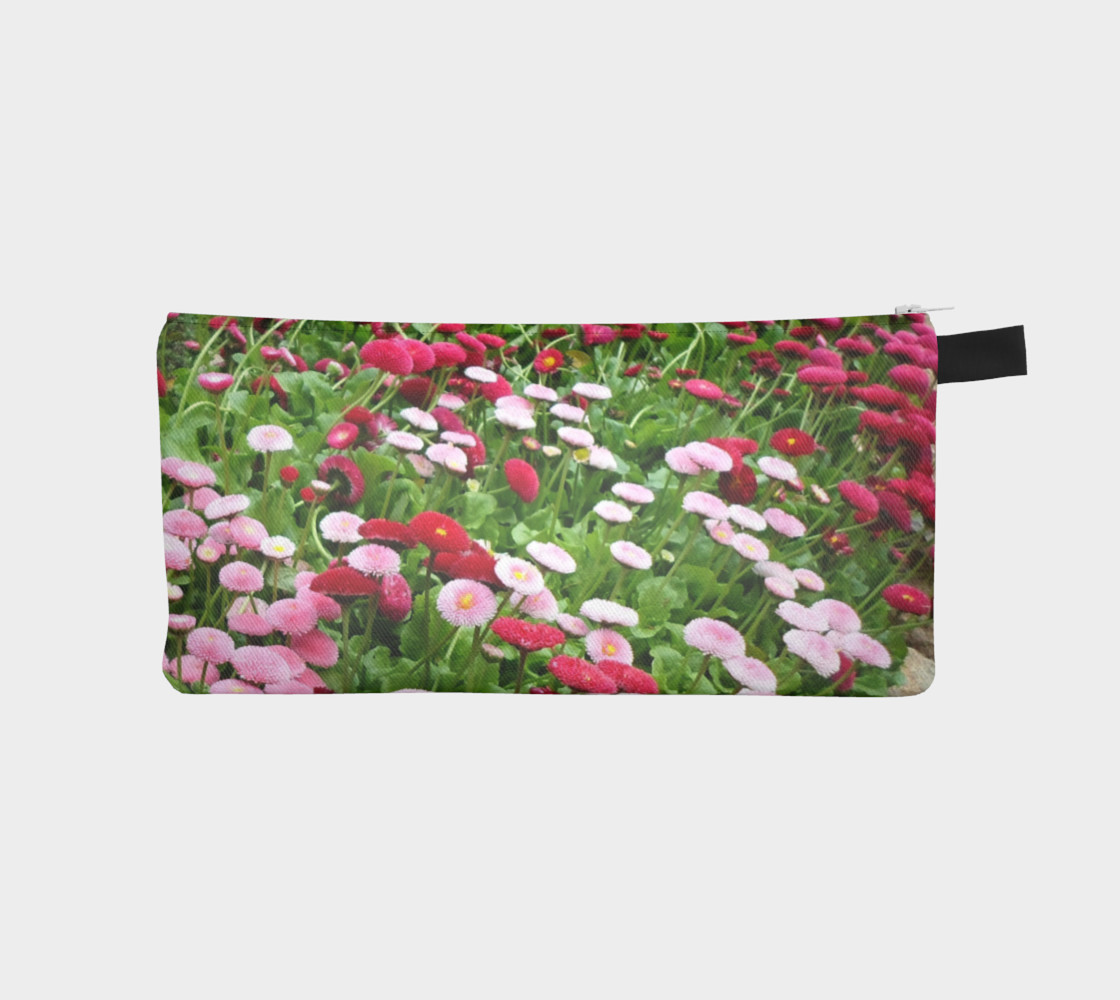 Pink Flowers Pencil Case preview #1