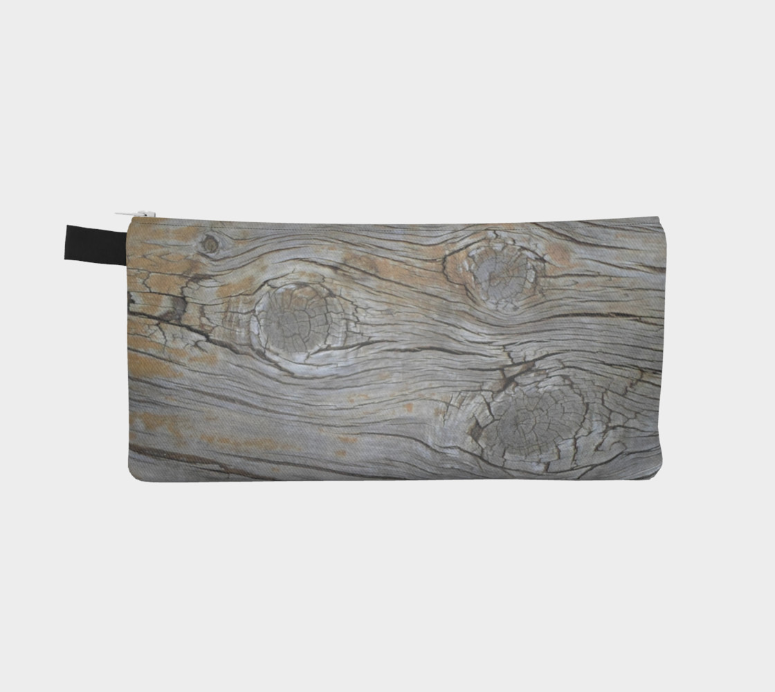 Wood Knots Natural Pencil Case preview #2