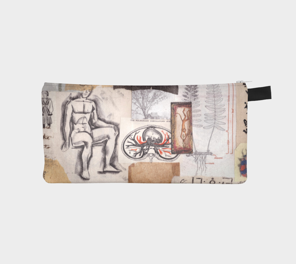 collage pencil pouch preview #1