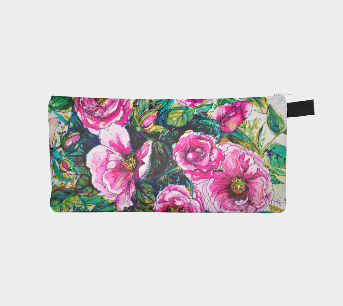 Wild Roses for You pencil case 3D preview