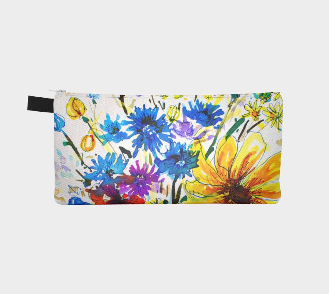 Wild Bouquet pencil case preview #2