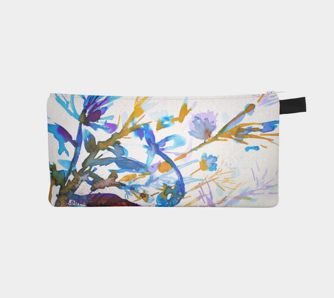 Blue Sea Weeds pencil case preview #1